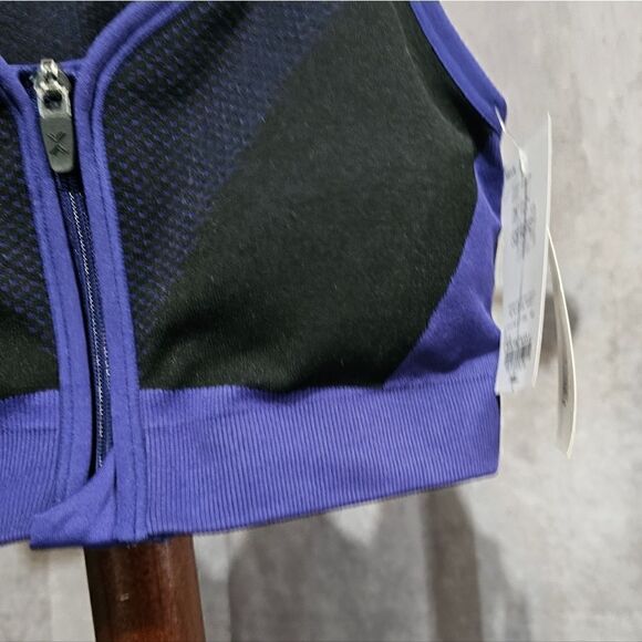Women's XERSION Move Front Zip Yoga Bra Small - Picture 2 of 3